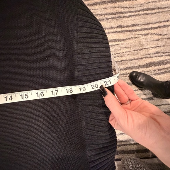 Lauren Ralph Lauren LRL Black Buckle Collar Sweater P/L - Picture 8 of 8